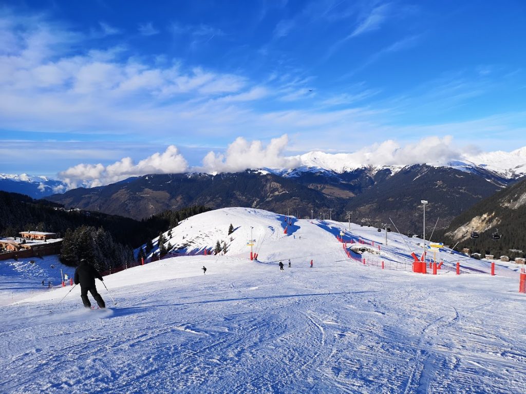 Courchevel 1650 ski slopes